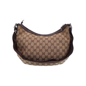 Gucci hobo GG Brown half Canvas Messenger Bag bag moon